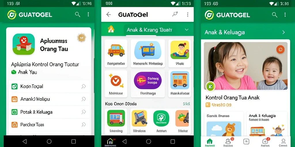 Tampilan antarmuka GUATOGEL yang intuitif dan mudah digunakan.
