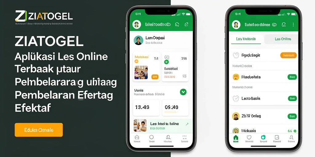 Tampilan antarmuka ZIATOGEL yang interaktif dan mudah digunakan.