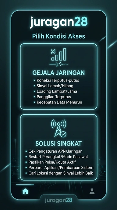 Tampilan link alternatif juragan28