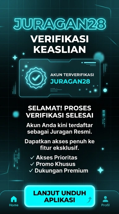 Tampilan kanal resmi juragan28